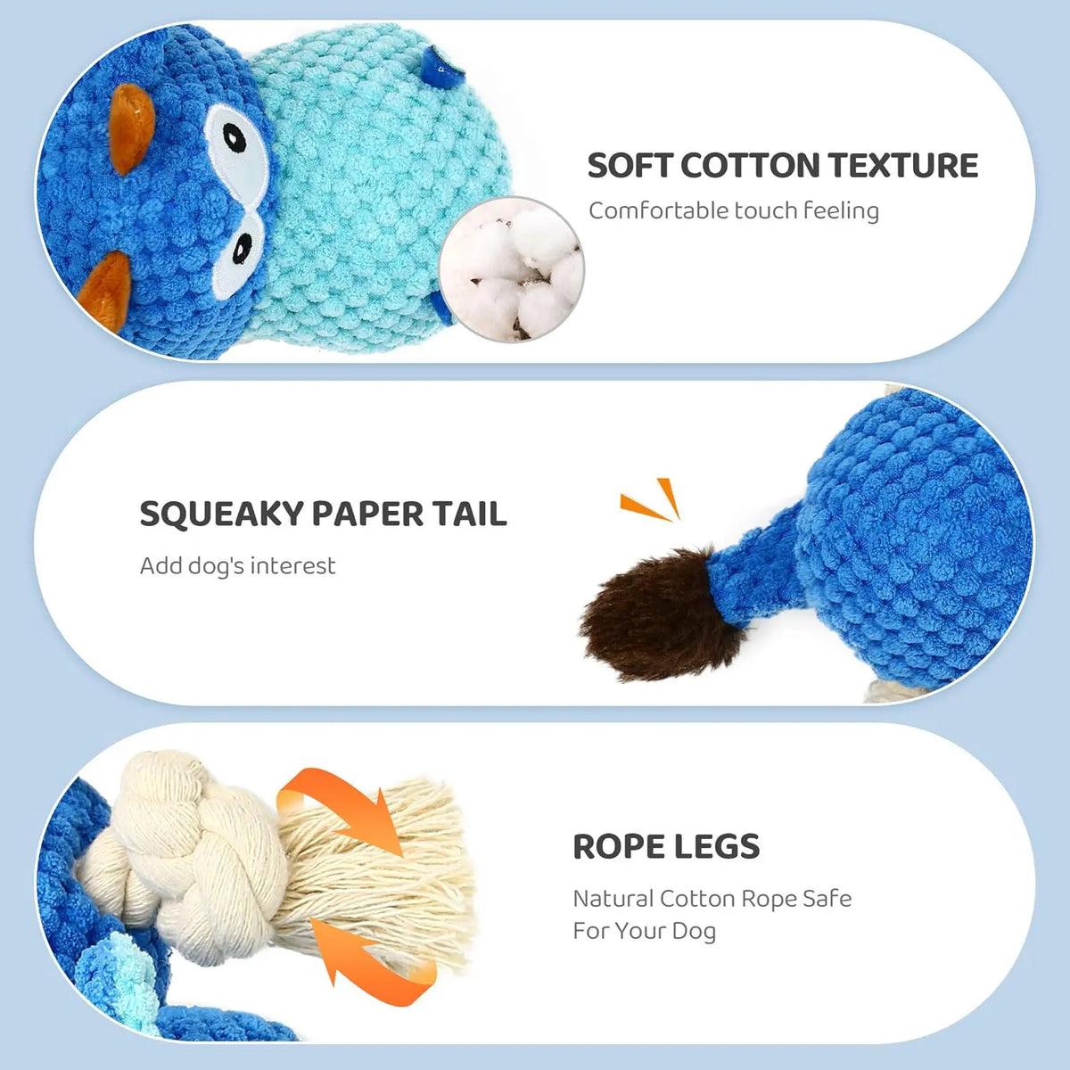 Plush Squeaky Dog Toy
