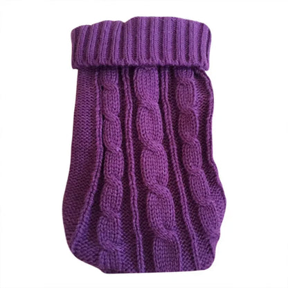 Cable Knit Dog Sweater
