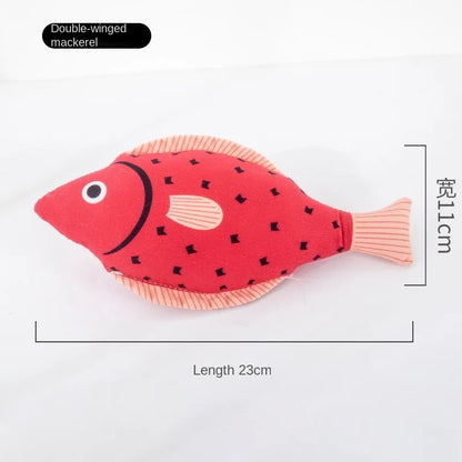 Fish-Shape Catnip Cat Toy