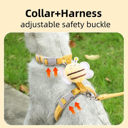 Bee Cat Harness and Leash Set