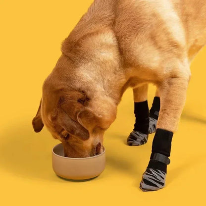 Anti-Slip Dog Socks with Straps (4-Pack)