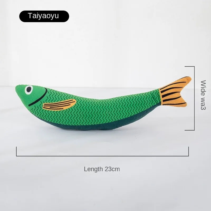 Fish-Shape Catnip Cat Toy