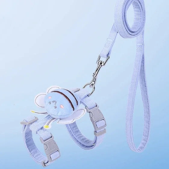 Bee Cat Harness and Leash Set