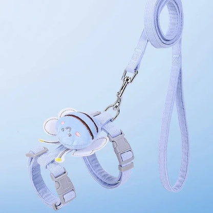 Bee Cat Harness and Leash Set
