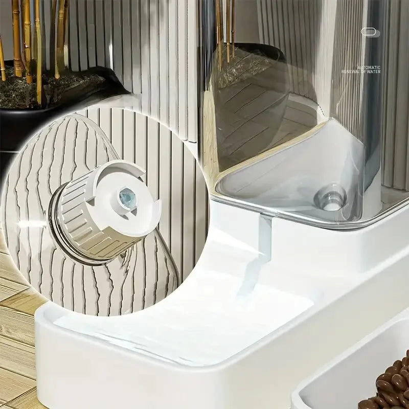 Automatic Gravity-Fed Feeding & Water Station