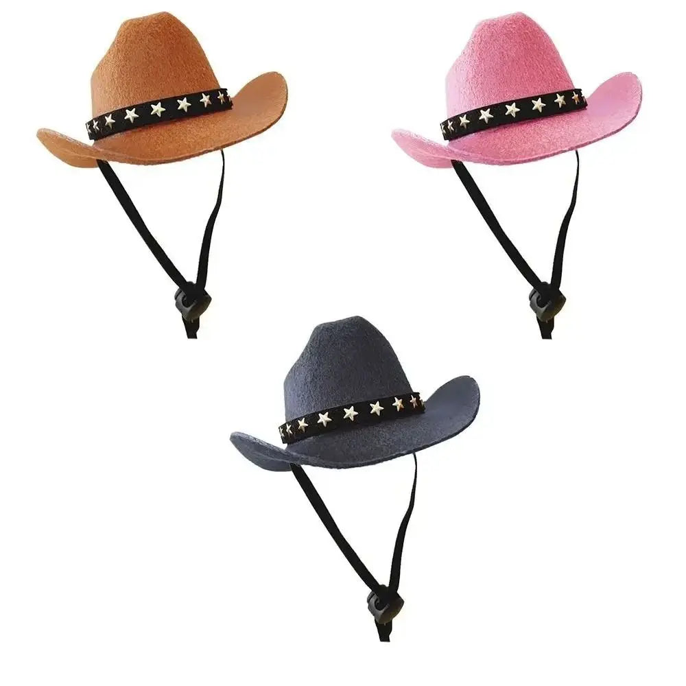 Adjustable Cowboy Pet Hat
