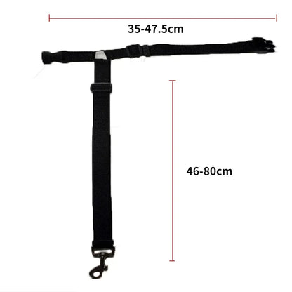 2-in-1 Dog Car Safety Belt and Leash