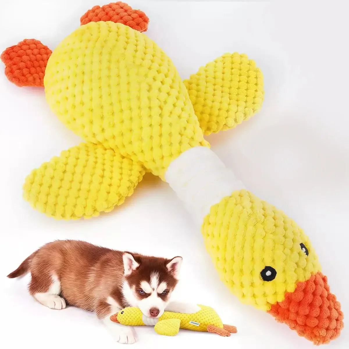 Tough-Bite Plush Goose