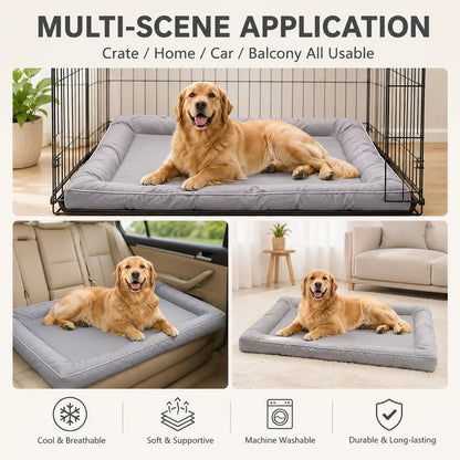 Chew-Resistant Waterproof Dog Crate Mat