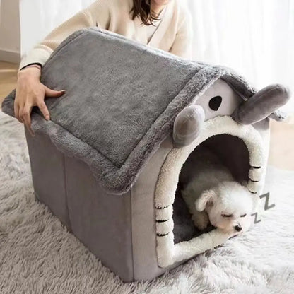 Enclosed Dog House Bed