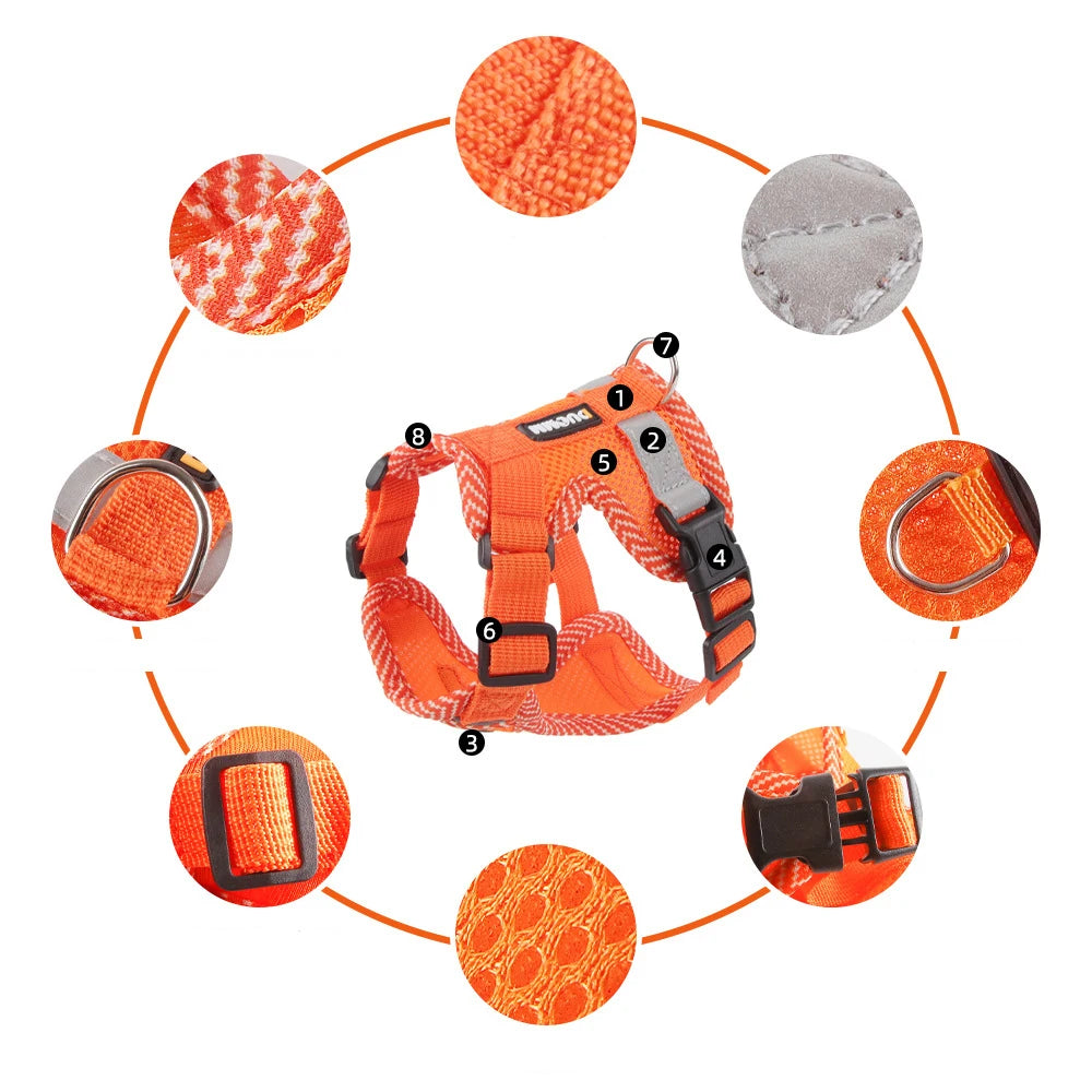 Breathable Mesh Pet Harness