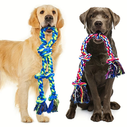 Durable Knot Dog Chew and Tug Toy