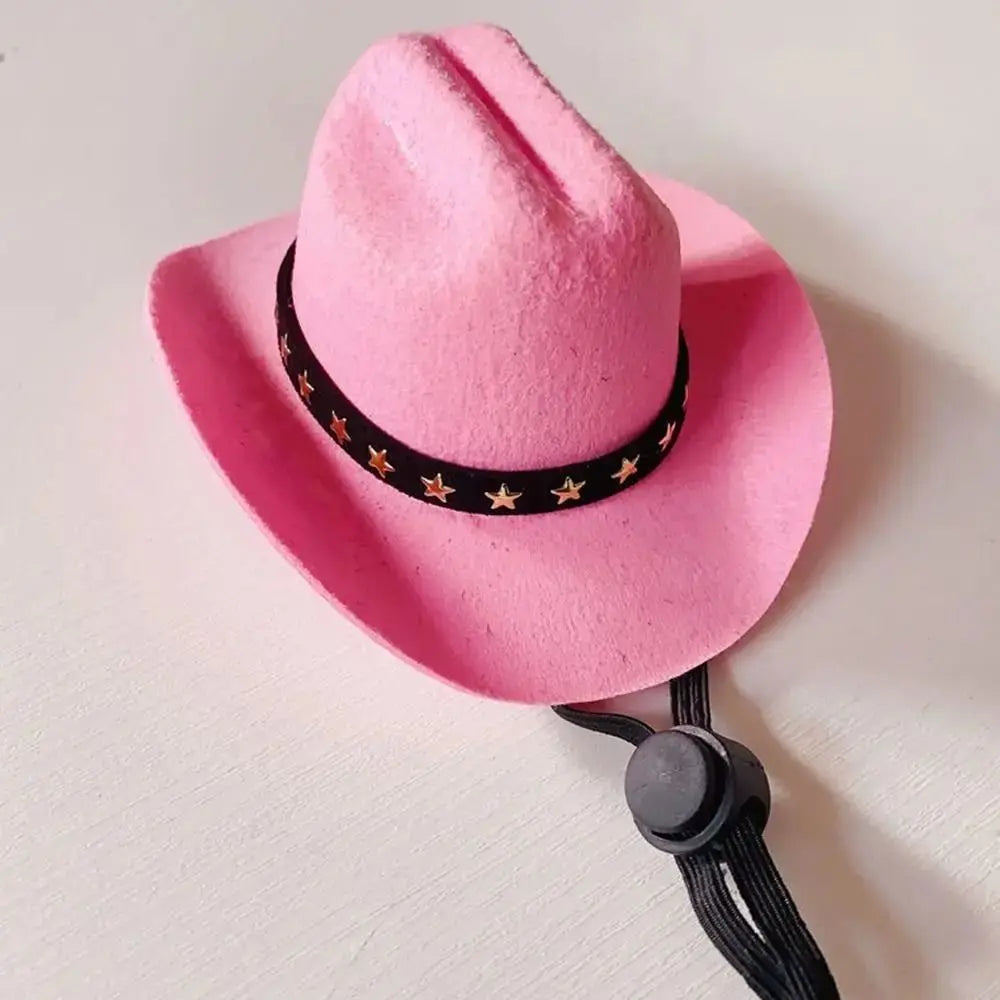 Adjustable Cowboy Pet Hat