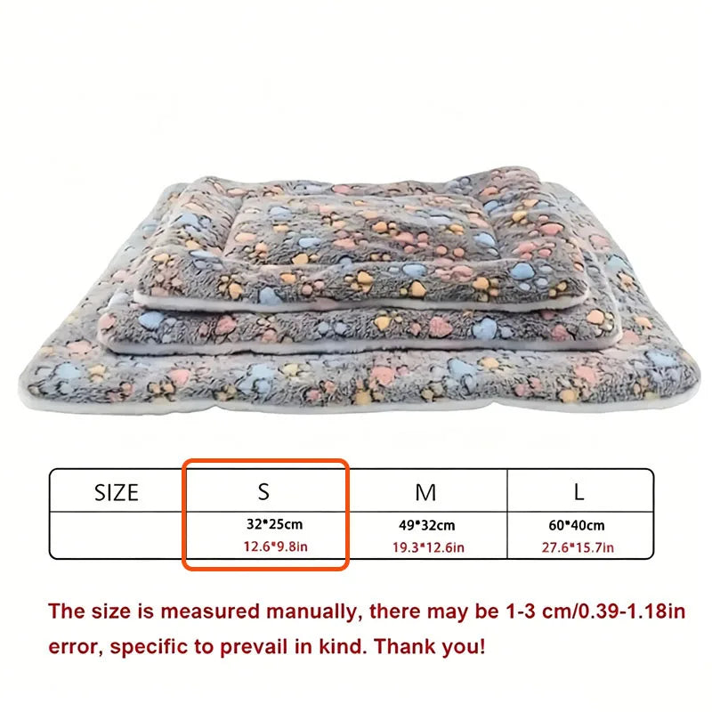 Double-Sided Plush Pet Mat
