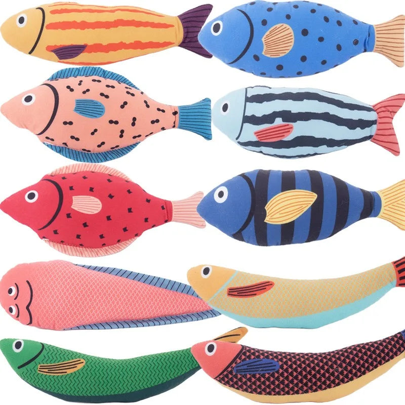 Fish-Shape Catnip Cat Toy