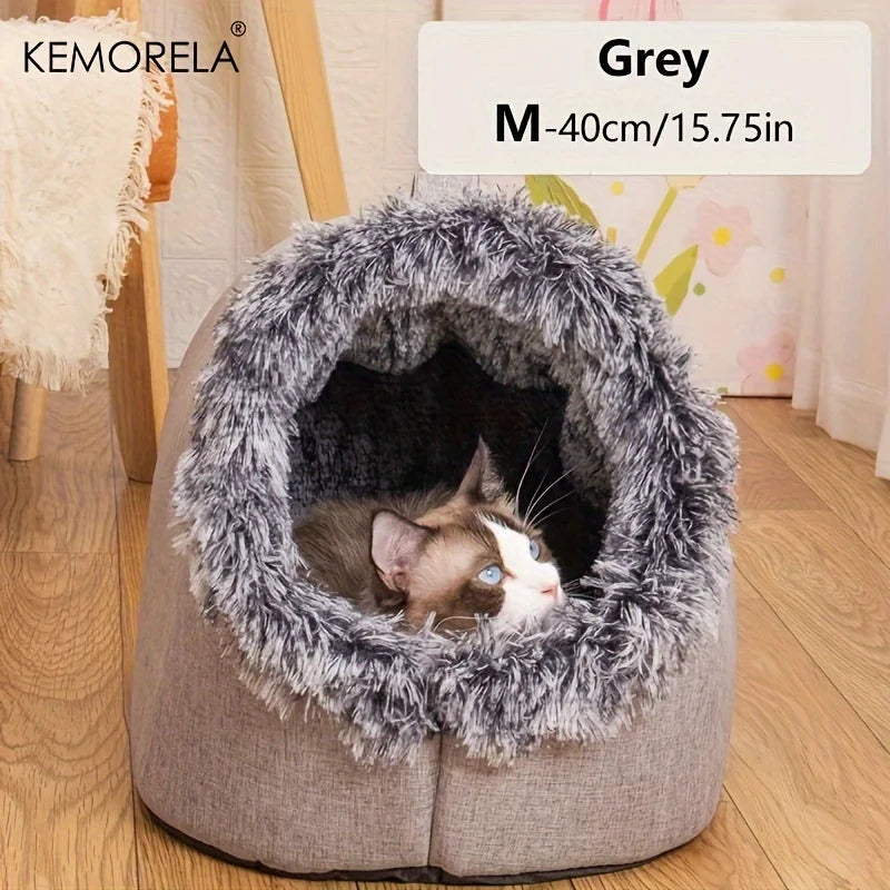 Self-Warming Cat Cave Bed