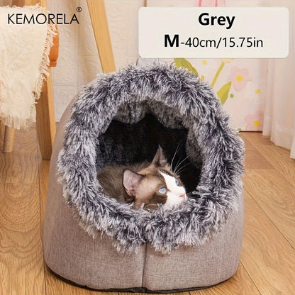 Self-Warming Cat Cave Bed