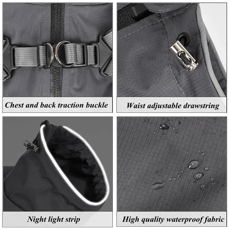 Full Body Dog Waterproof Raincoat