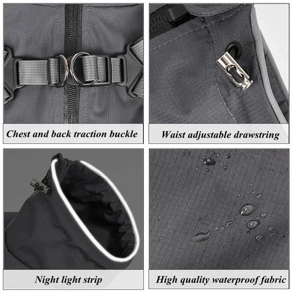 Full Body Dog Waterproof Raincoat