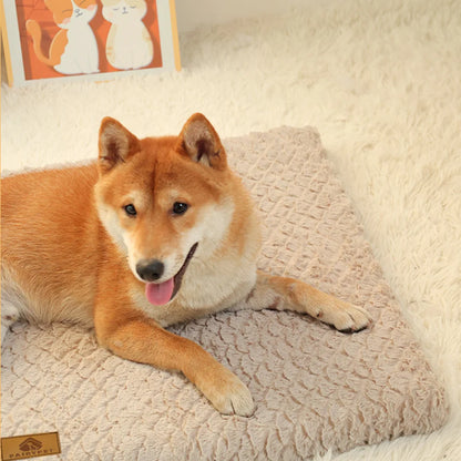 Faux Fur Pet Bed with Washable Cover