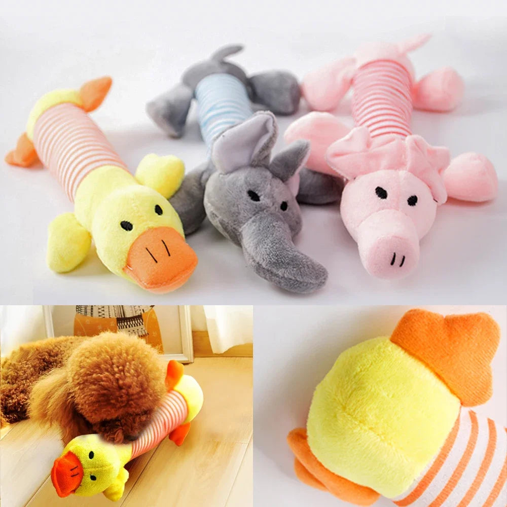Plush Squeaky Animal Dog Toys