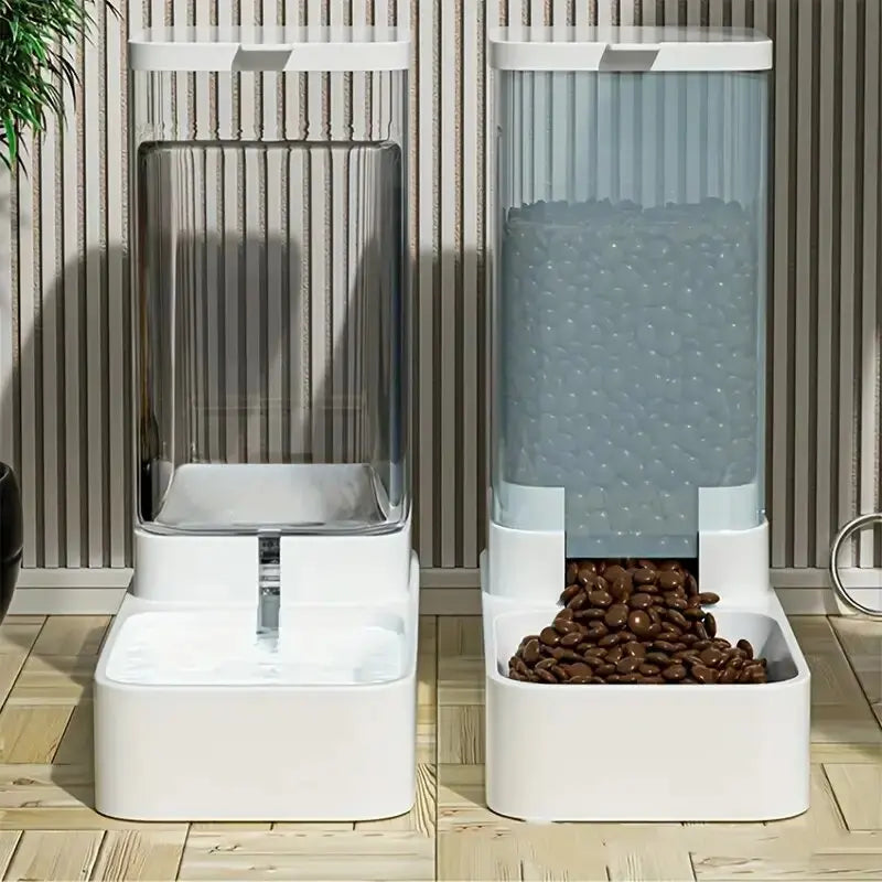 Automatic Gravity-Fed Feeding & Water Station