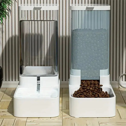 Automatic Gravity-Fed Feeding & Water Station