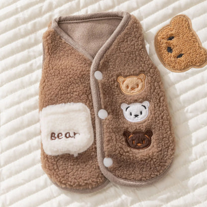 Fleece Dog and Cat Winter Jacket
