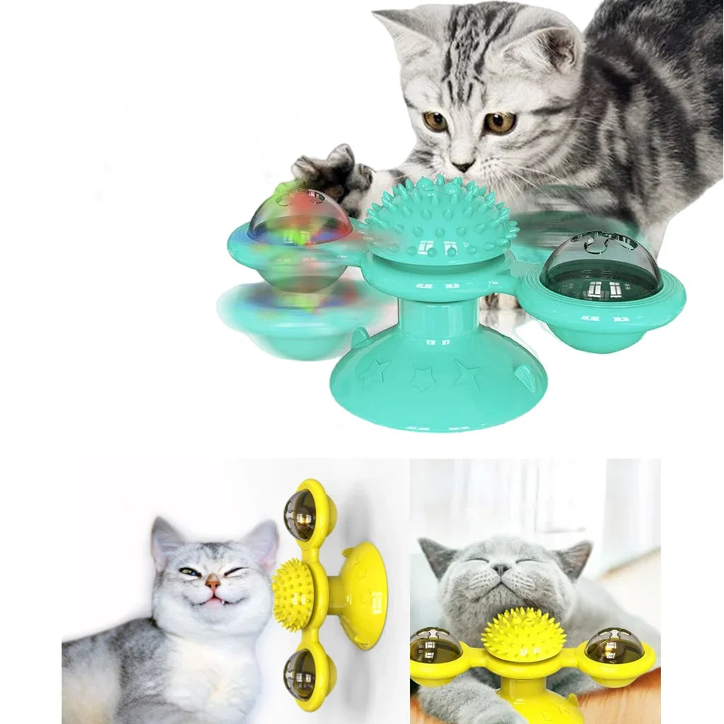 Windmill Turntable Cat Toy