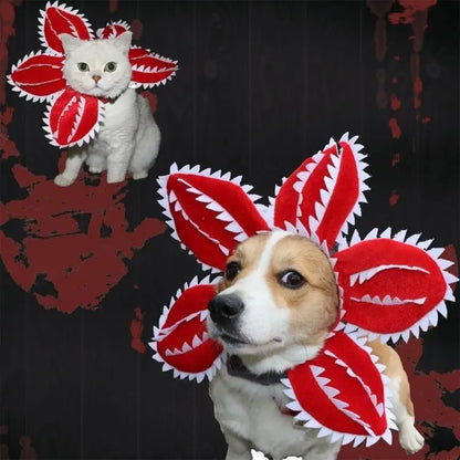 Funny Scary Flower Pet Hat