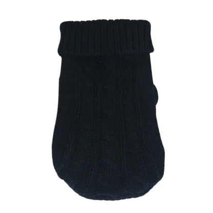 Cable Knit Dog Sweater