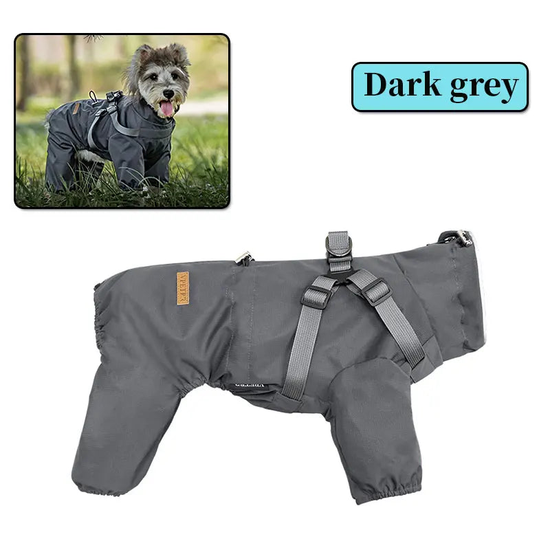Full Body Dog Waterproof Raincoat