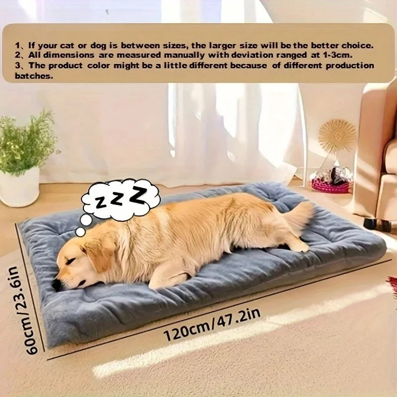 Super-Soft Plush Dog Bed Mat