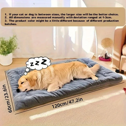 Super-Soft Plush Dog Bed Mat