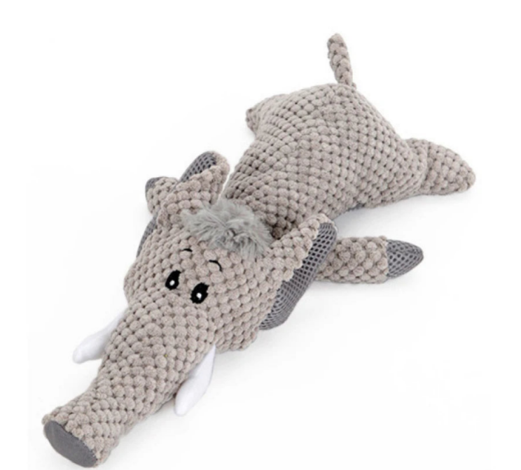 Bite-Resistant Squeaky Plush