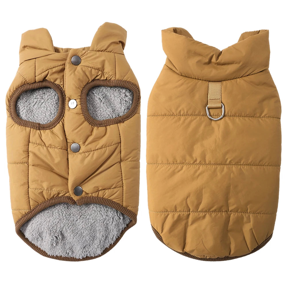 Fleece Waterproof Dog Vest
