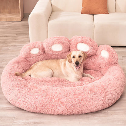Fluffy Round Dog Bed