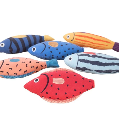 Fish-Shape Catnip Cat Toy