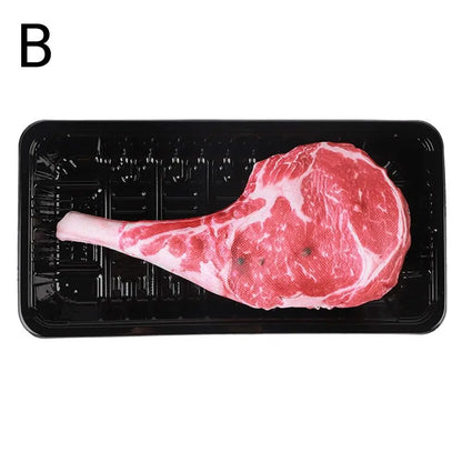 Plush Steak Squeaky Toy