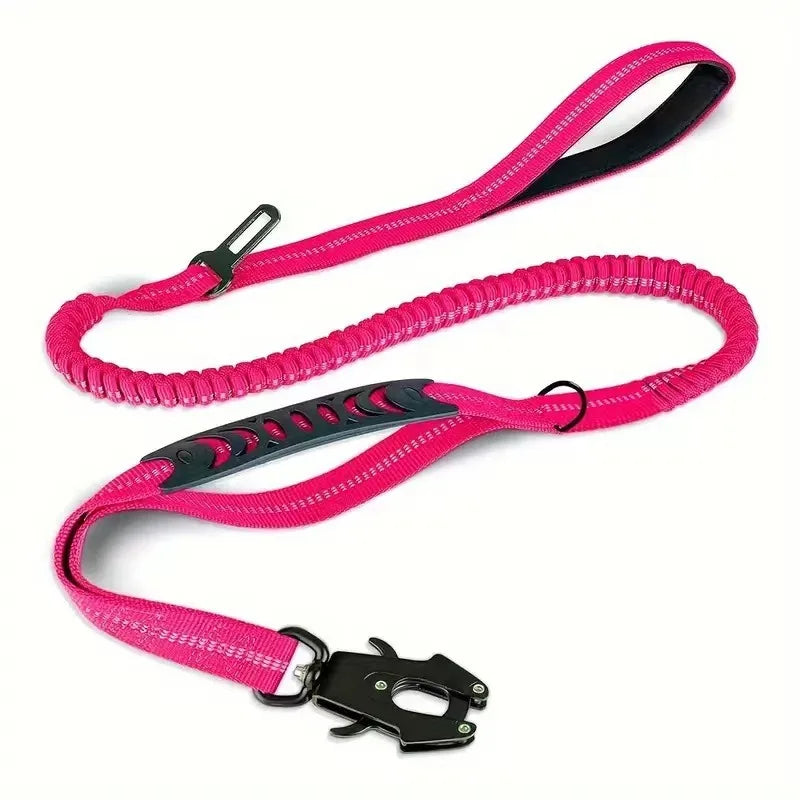Heavy-Duty Dog Leash with Traffic Handle