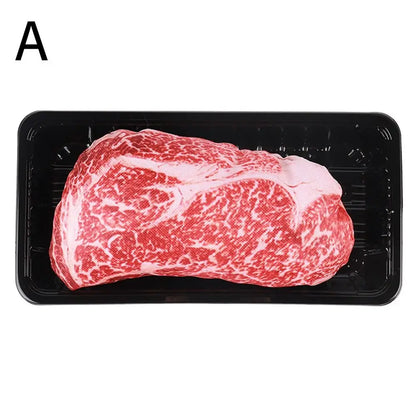 Plush Steak Squeaky Toy