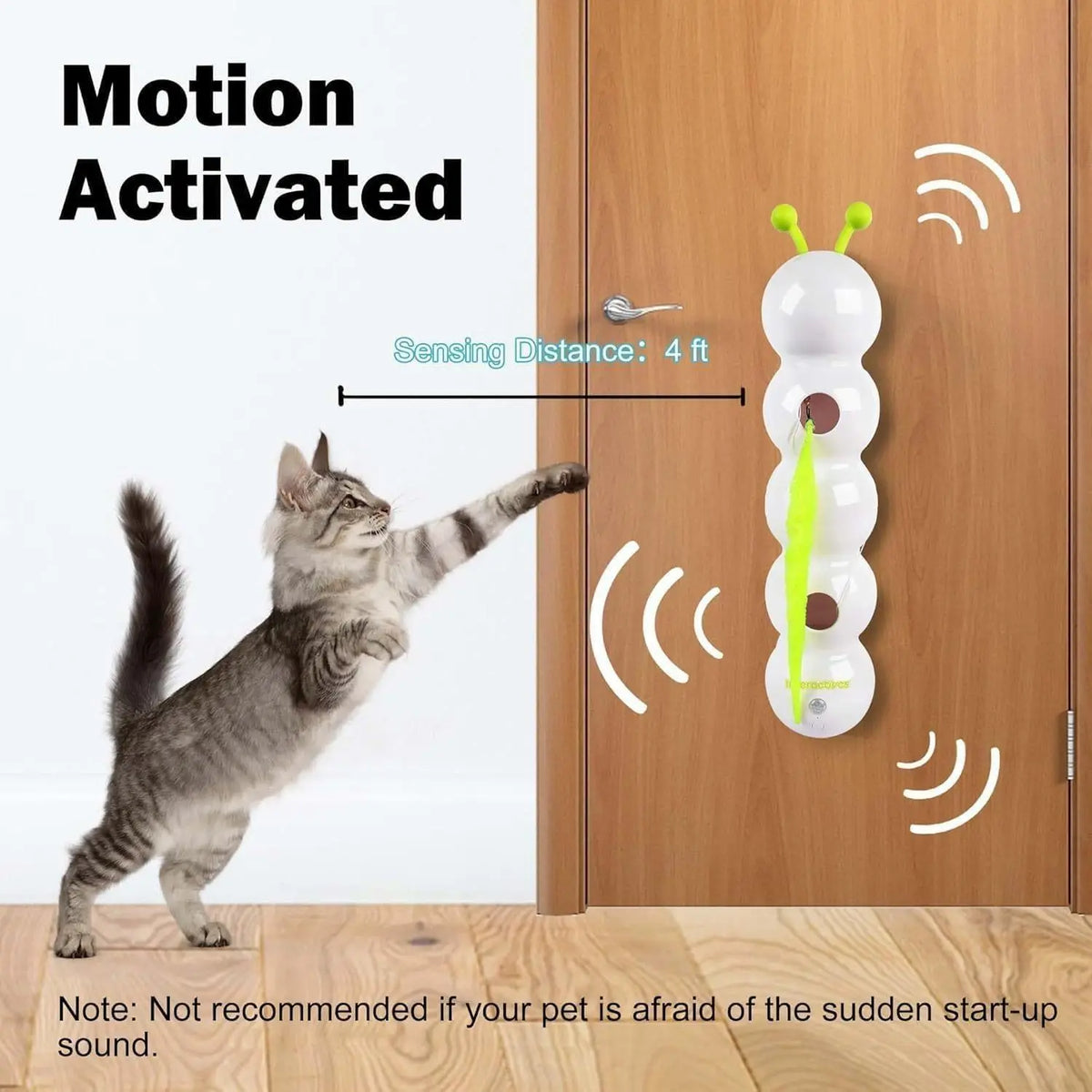 Whack-A-Worm Motion Cat Toy