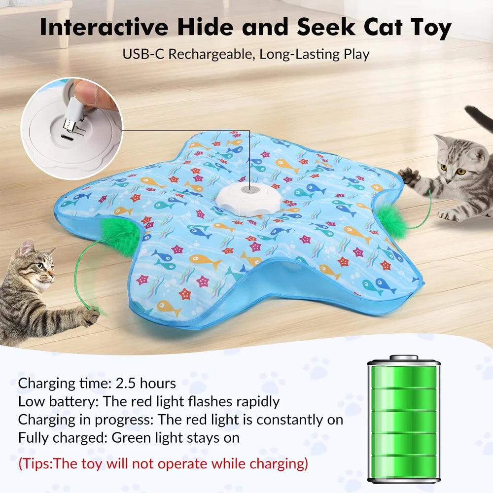 Hide and Seek Mouse Cat Toy