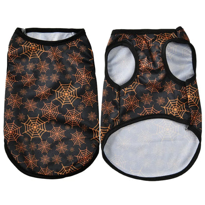 Pumpkin Print Halloween Pet Vest