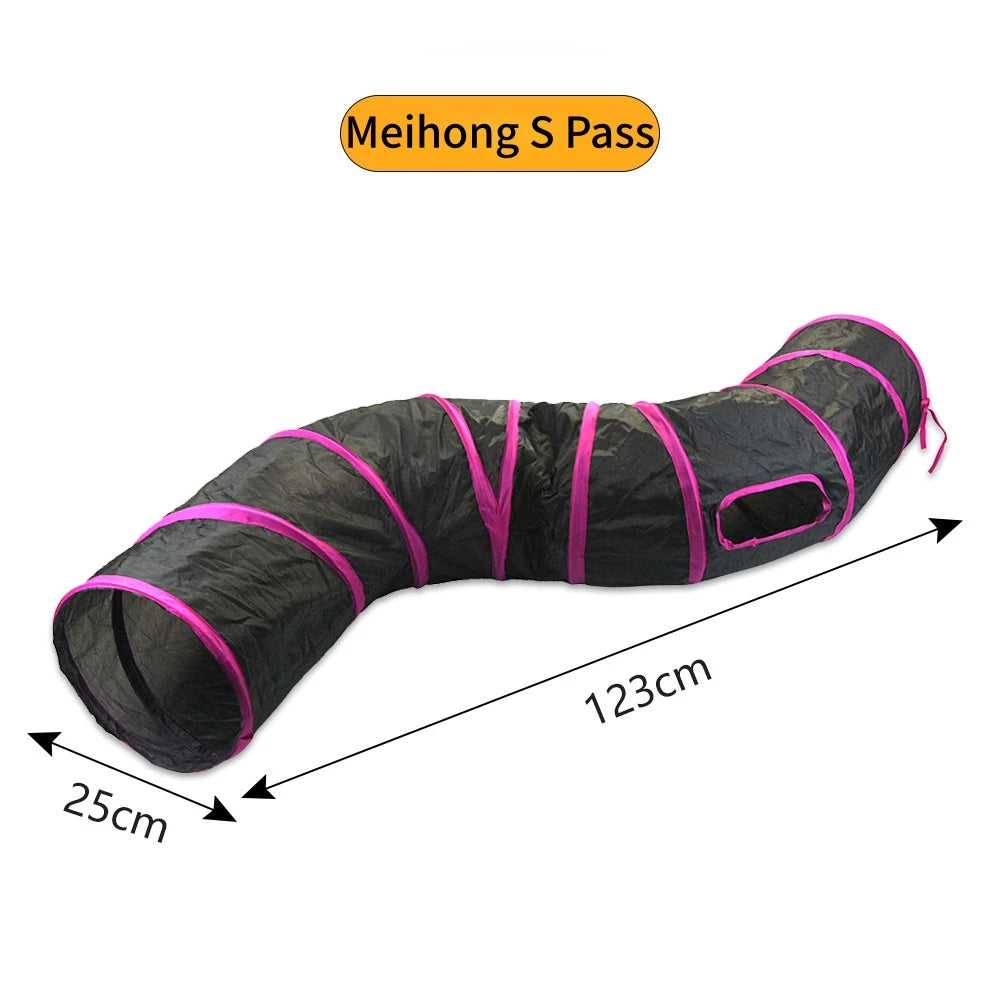 Foldable Cat Play Tunnel