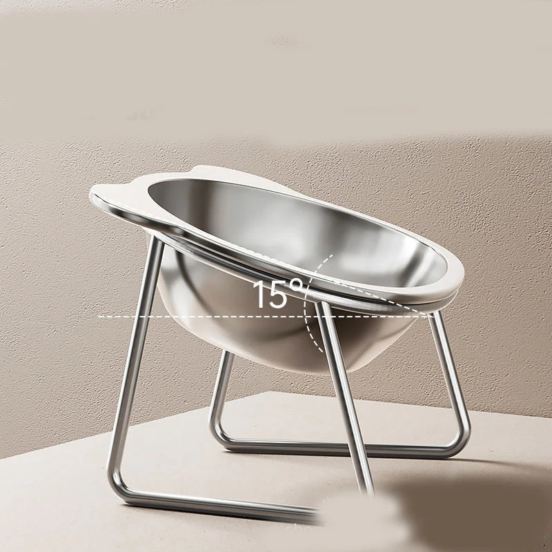 Elevated Stainless Steel Pet Bowl