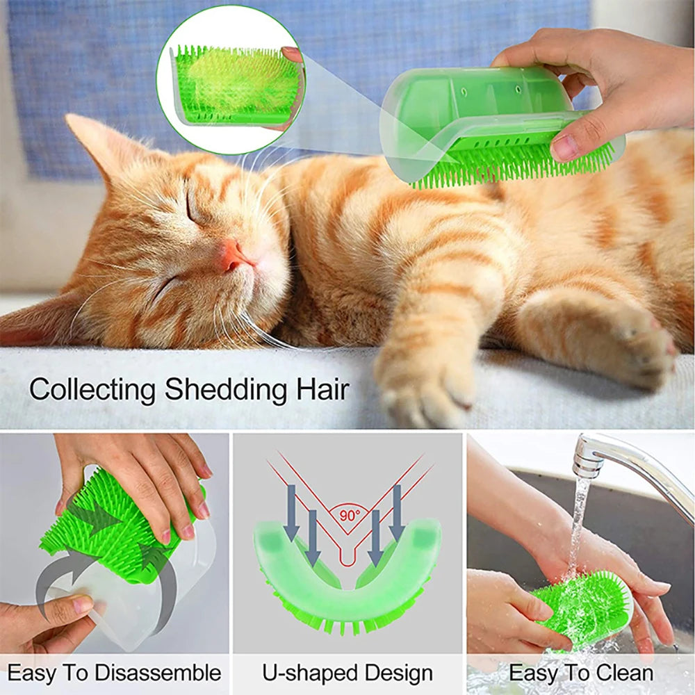 Corner Cat Self-Groomer Brush