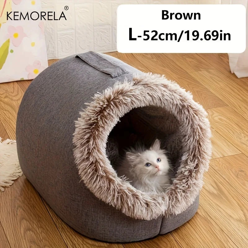 Self-Warming Cat Cave Bed