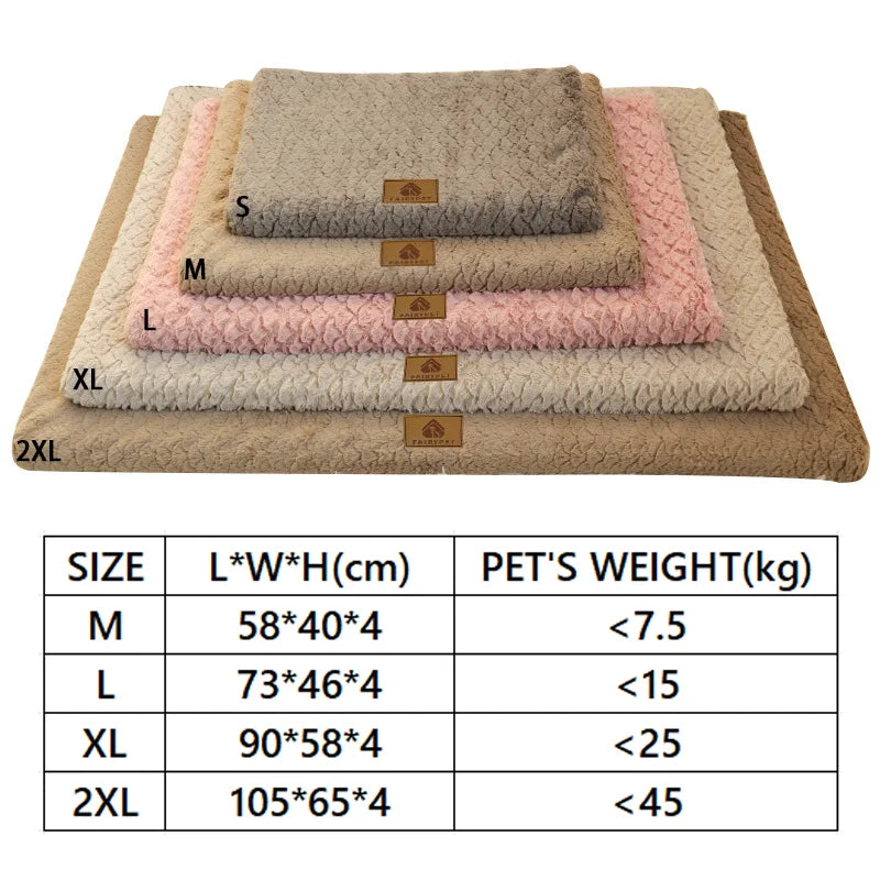 Faux Fur Pet Bed with Washable Cover