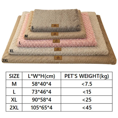 Faux Fur Pet Bed with Washable Cover
